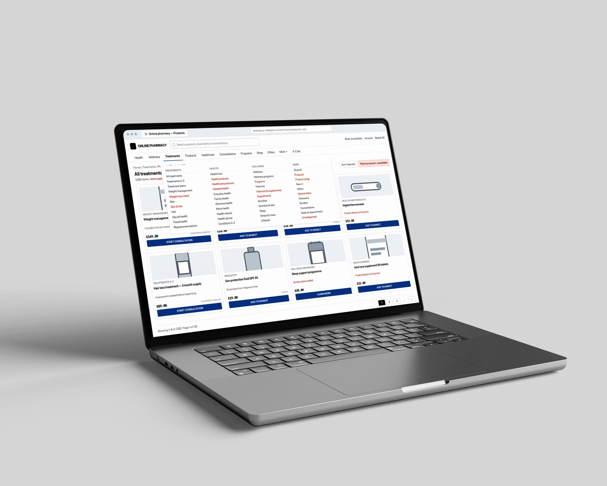 Oushk Pharmacy eCommerce challenges solved with Shopify UX improvements