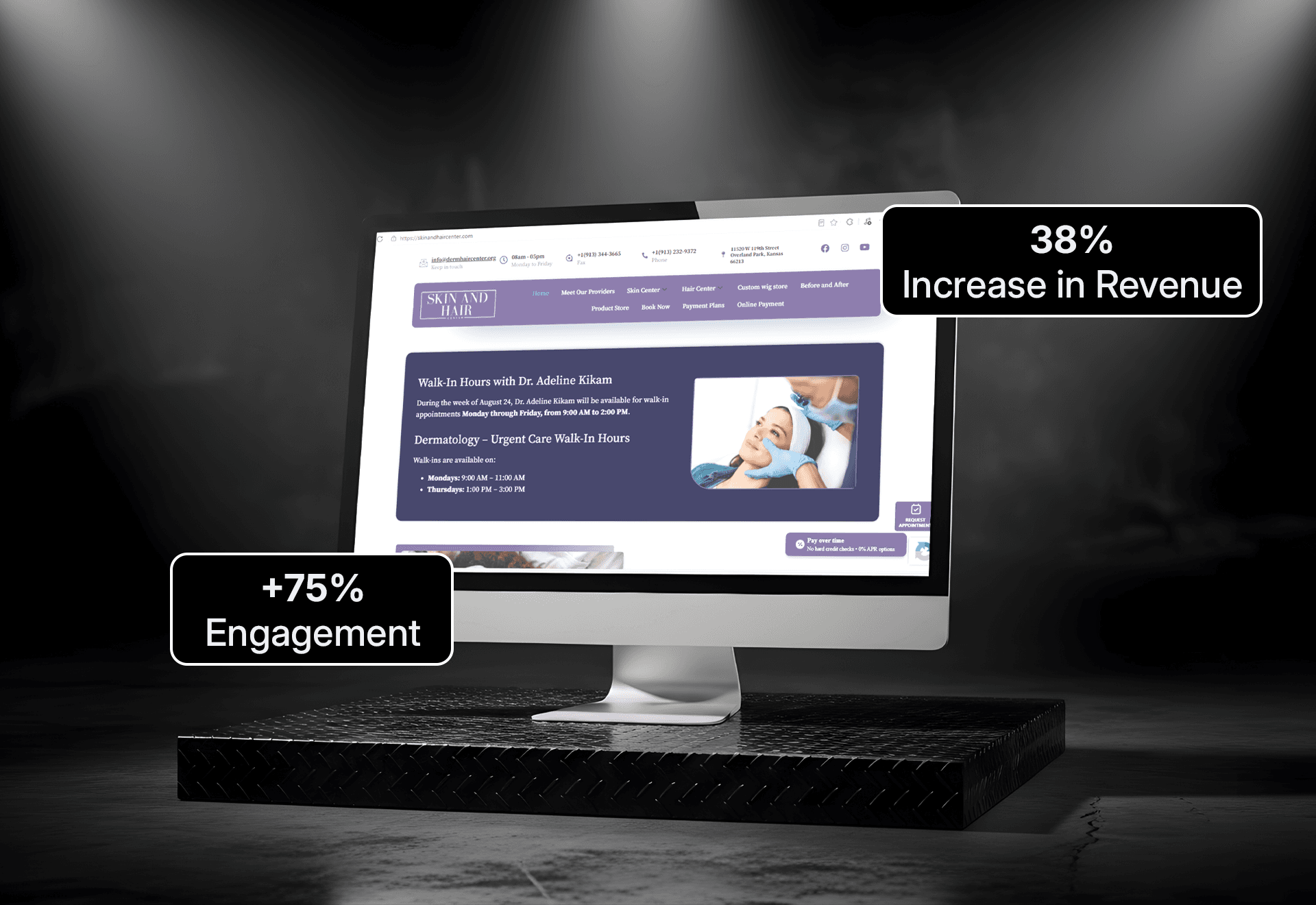Manual 14,000 SKU product catalog before Shopify automation – Skin and Hair Center