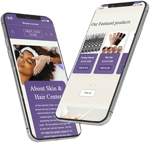 Laptop with rocket illustration